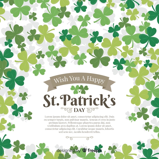 Free vector st. patrick's day background