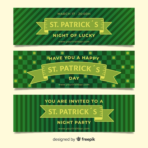 St patrick's day banner