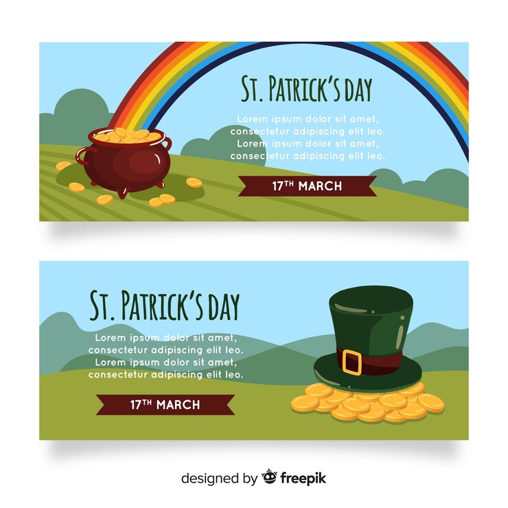 Free Vector st. patrick's day banner