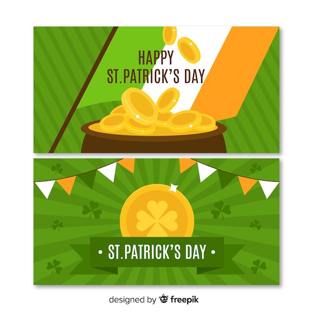 St. patrick's day banners