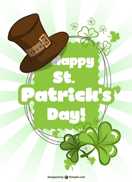 Free vector st patrick's day card