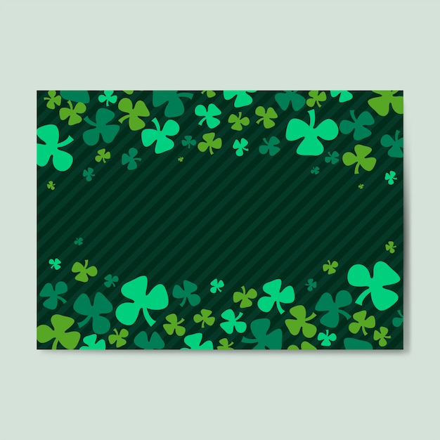 Free vector st. patrick's day celebration set layout vector