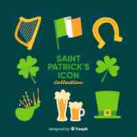 Free vector st. patrick's day element collection