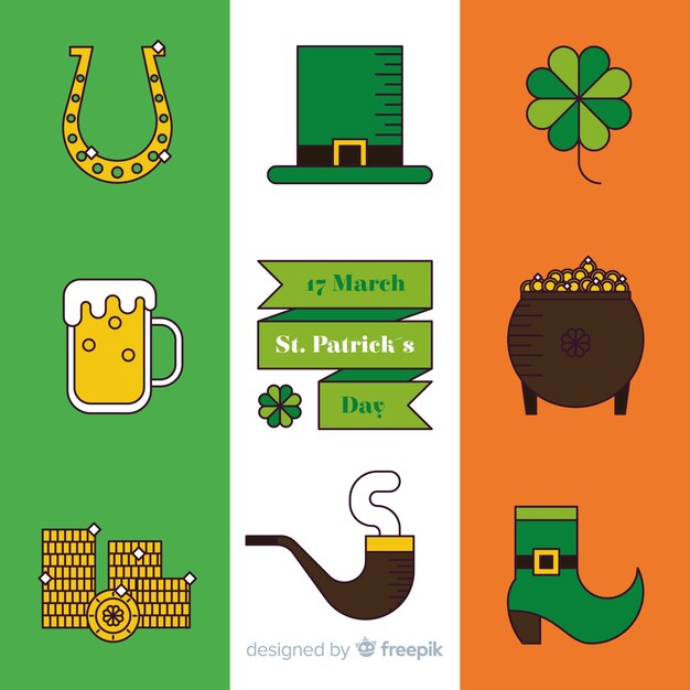 St. patrick's day element collection