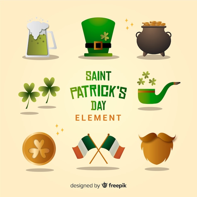 St. patrick's day element collection