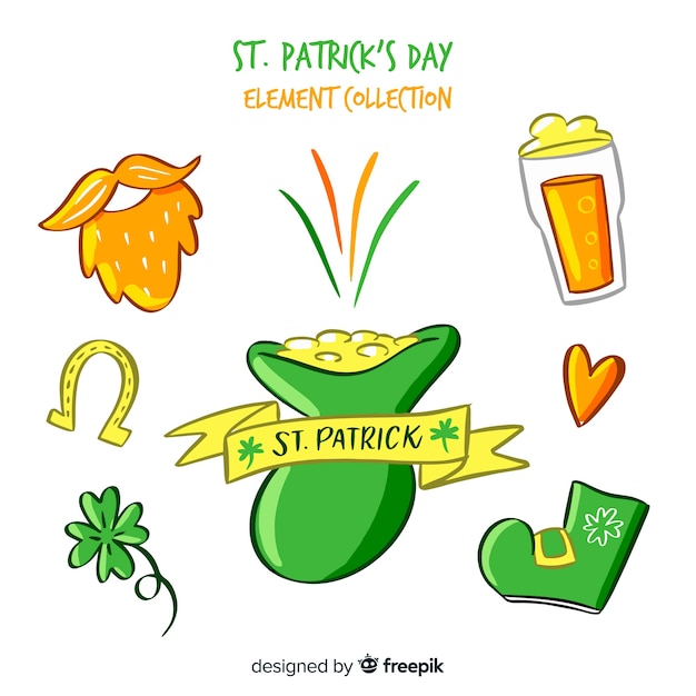 St. patrick's day element collection