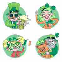 Free vector st. patrick's day element set