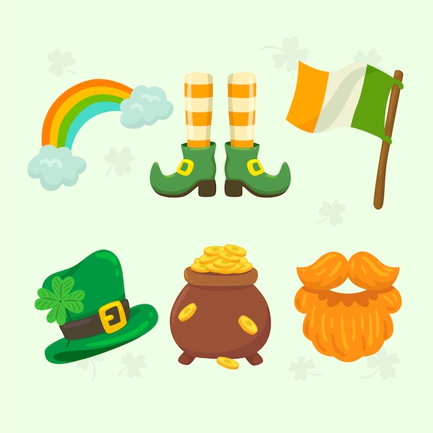 St. patrick's day elements pack