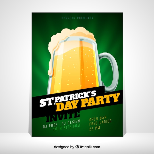 St. patrick's day flyer / poster template