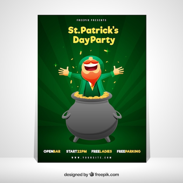 St. patrick's day flyer / poster template