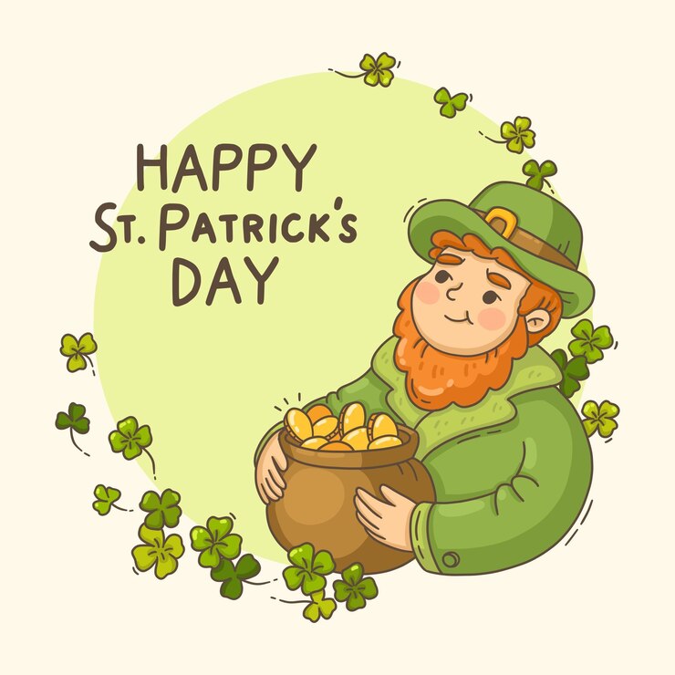 Free Vector st. patrick's day hand drawn