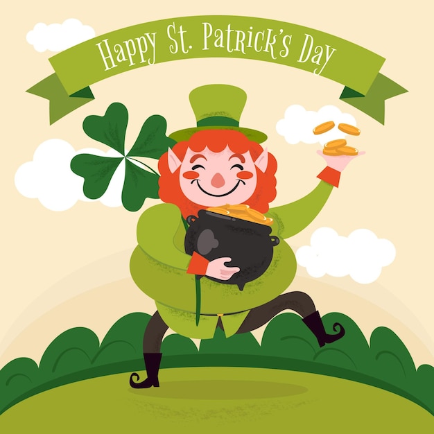 Free vector st. patrick's day illustration