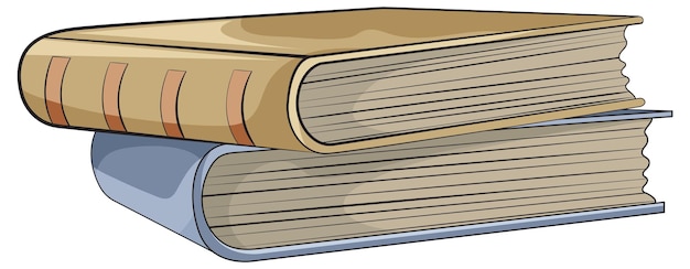 Stack of two hardcover books