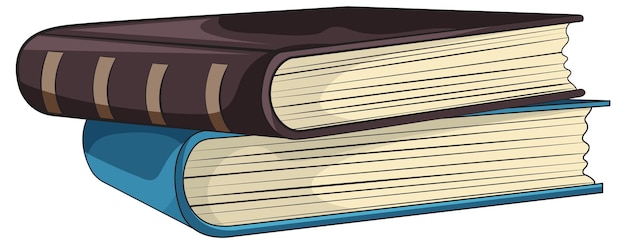 Stack of two hardcover books