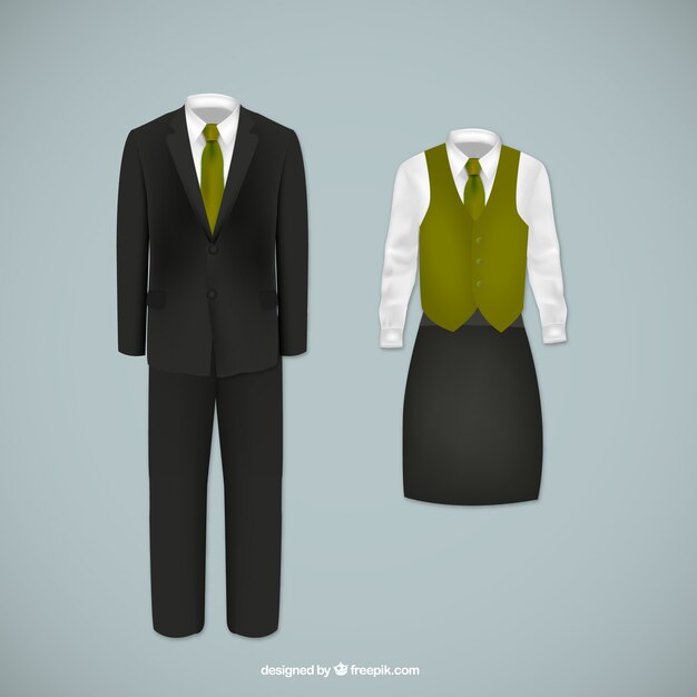 Staff Uniform Vectors