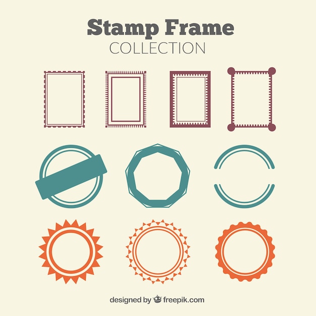 Stamp frames collection