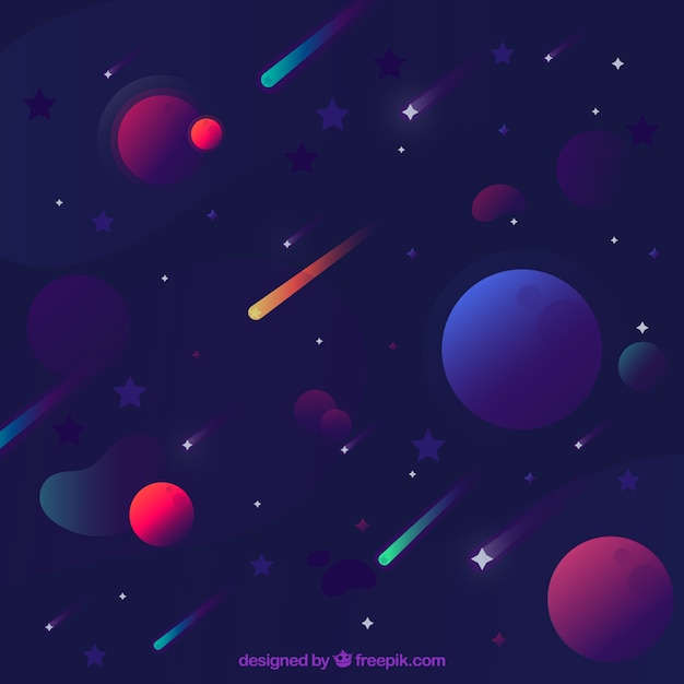 Download Free Star Background With Planets Svg Dxf Eps Png PSD Mockup Templates