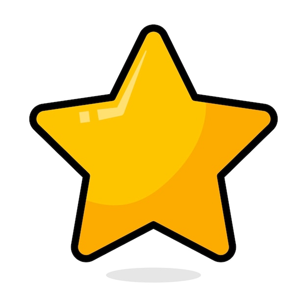 Free Vector star cartoon style
