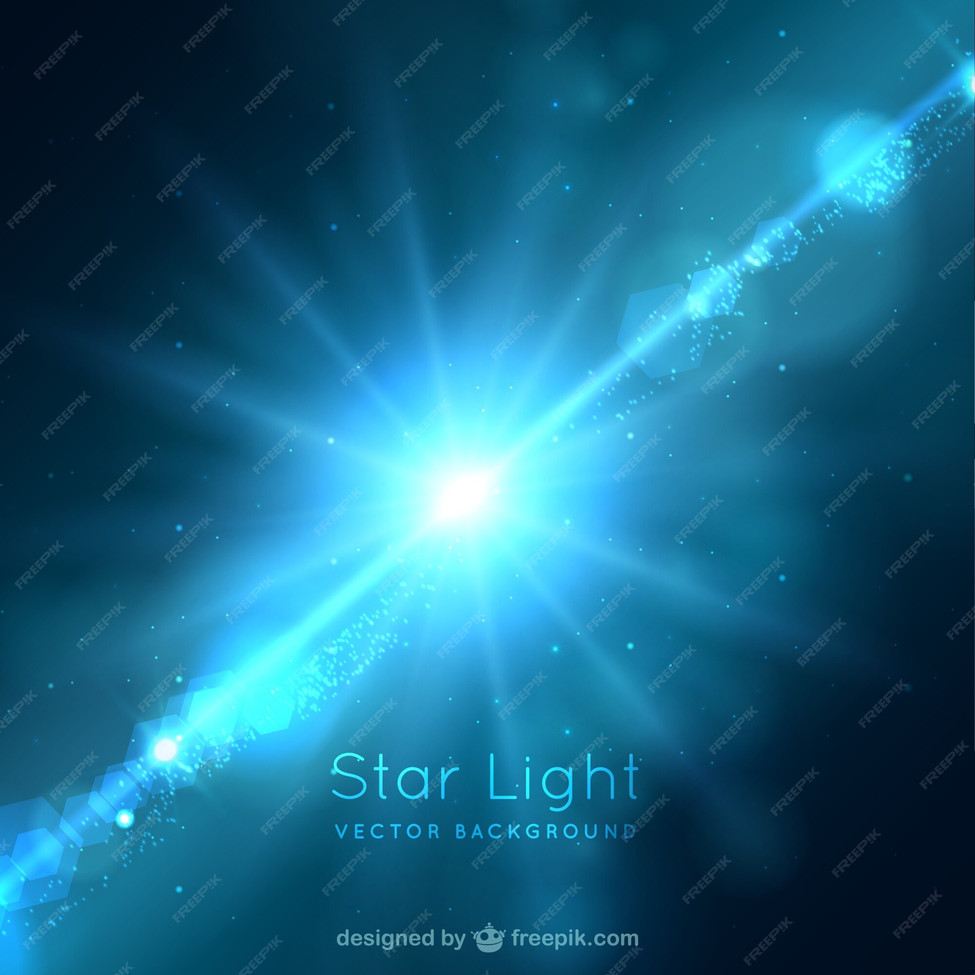 Free Vector | Star light background