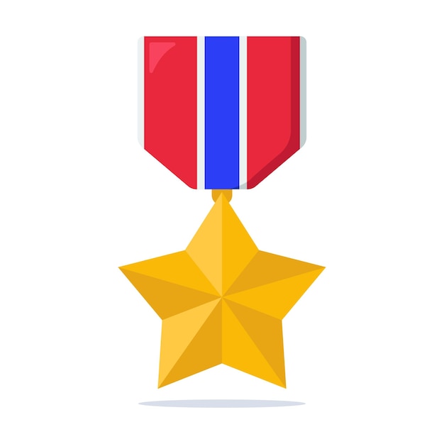Бесплатное векторное изображение Звезда медаль