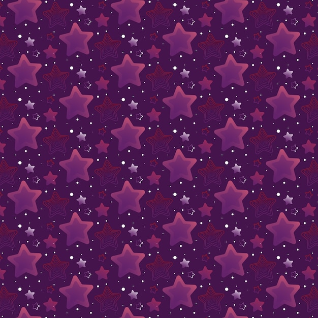 Free vector star pattern illustration design