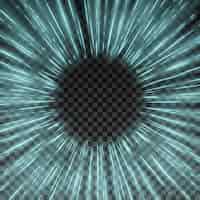 Бесплатное векторное изображение Рамка starburst со световым эффектом на прозрачном фоне векторная иллюстрация