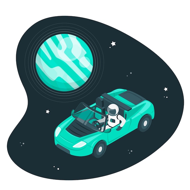 Free vector starman concept illustration