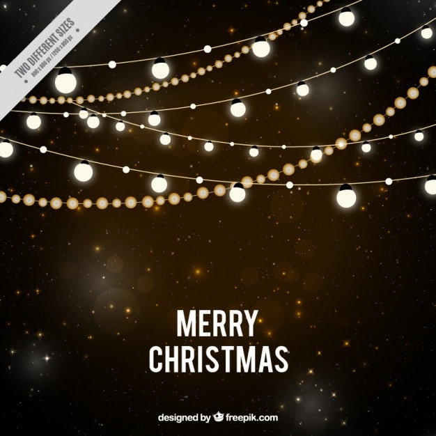 Free Starry Night Background With Christmas Lights Svg Dxf Eps Png Vector Svg File Free Download