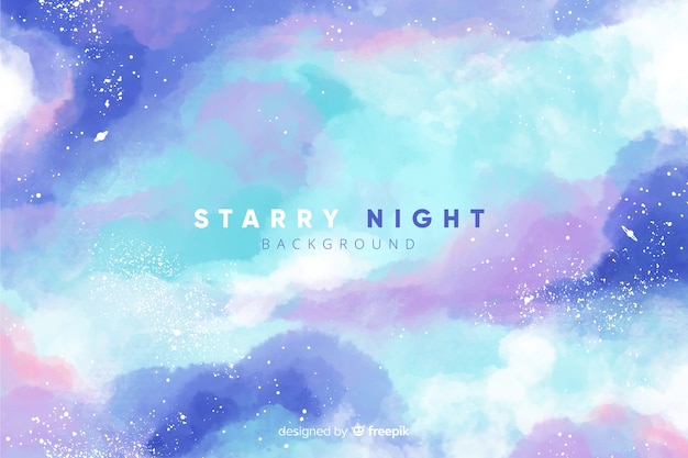 Starry night background