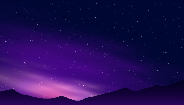 Free vector starry night sky wallpaper perfect combination of science and art