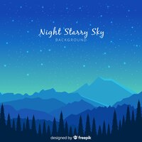 Starry sky background