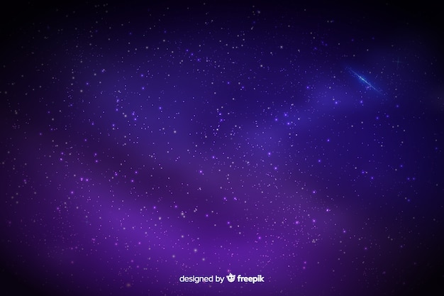 Free vector starry sky gradient background