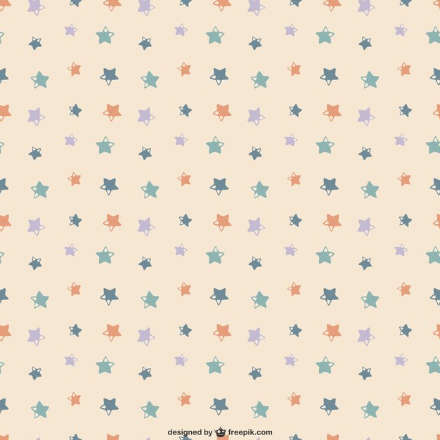 Stars seamless pattern