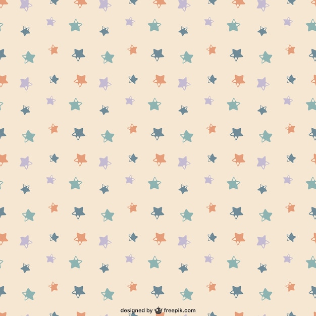 Stars seamless pattern