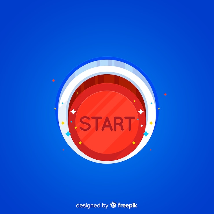 Free Vector start button