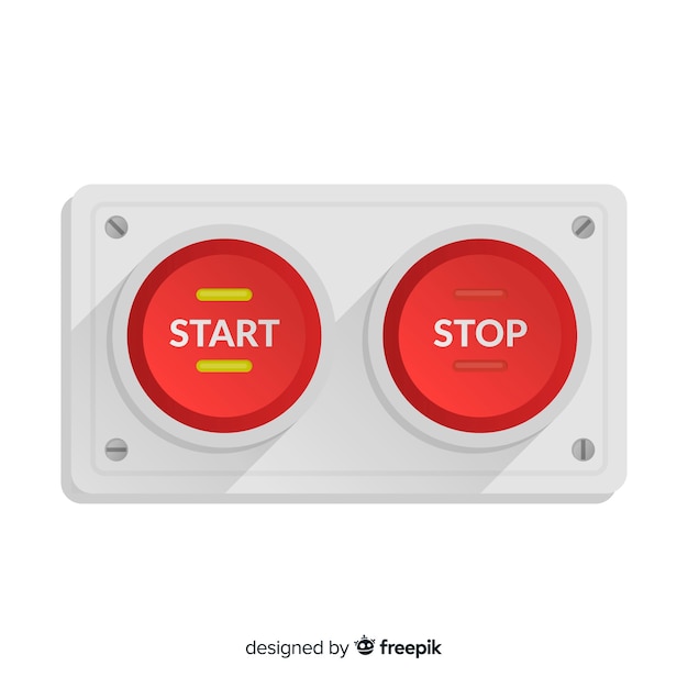 Free vector start button