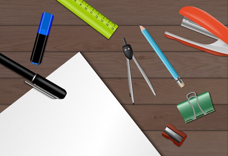Free Vector stationery paper background