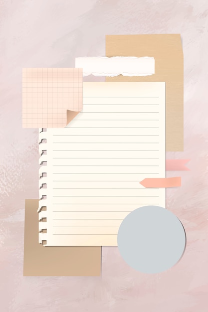 Stationery template set