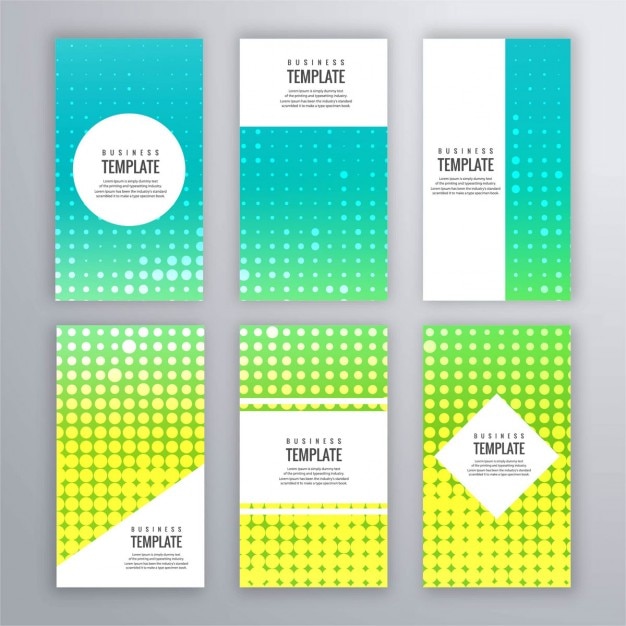 Stationery with halftone dots