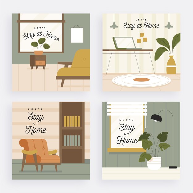 Stay at home instagram event