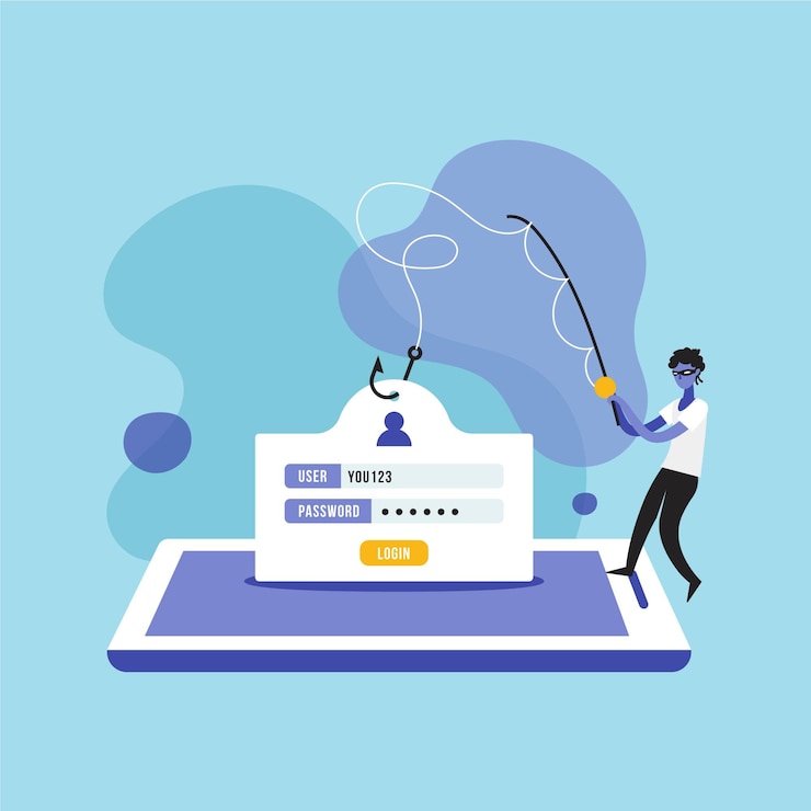 Free Vector steal data concept