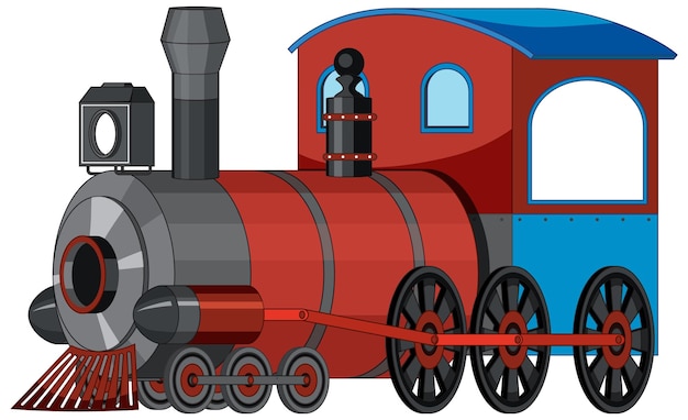 Free vector steam locomotive train vintage style