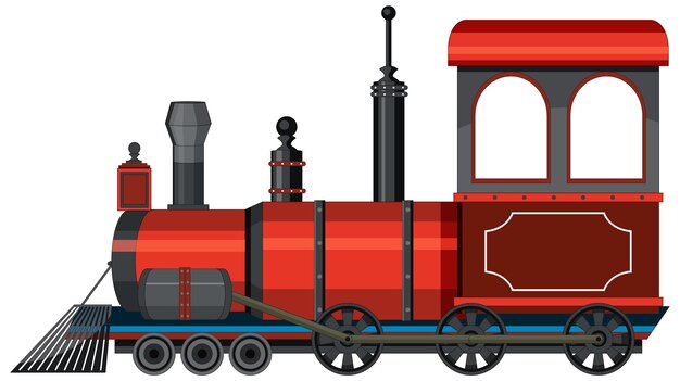 蒸気機関車のビンテージスタイル