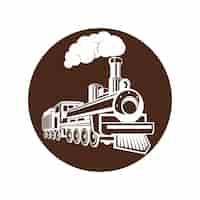 Free vector steam train design