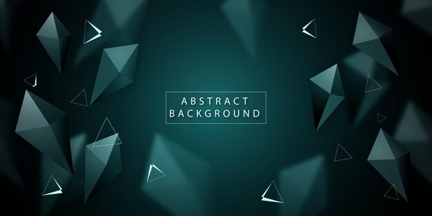 Steel Blue Polygon Abstract Background