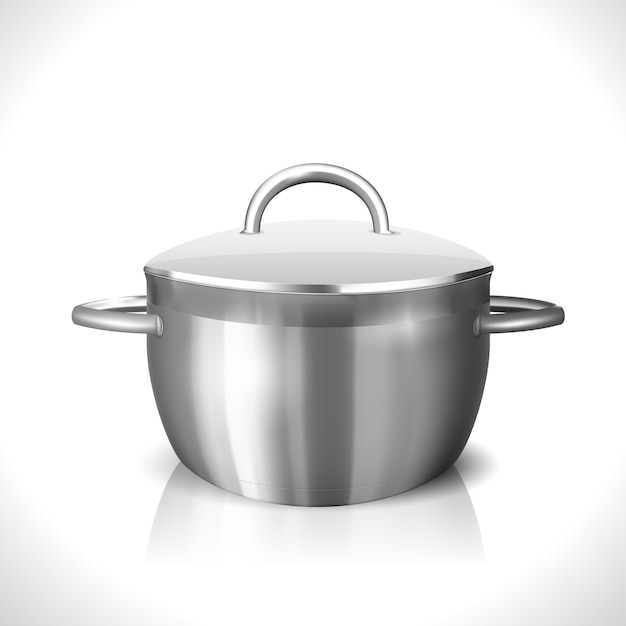 Free vector steel pan isolated