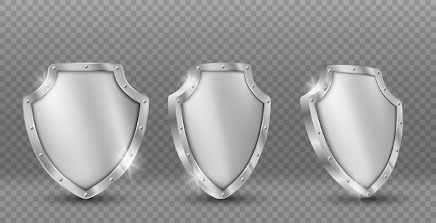 Steel Shield Vector Icons Set and Gold Knight Ammo â Free Vector Download
