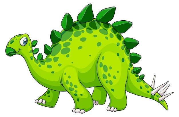 ステゴサウルス恐竜の漫画のキャラクター
