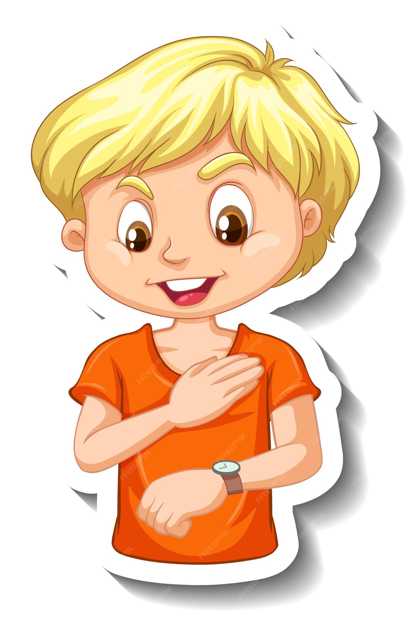 Blonde Boy Cartoon Images - Free Download on Freepik
