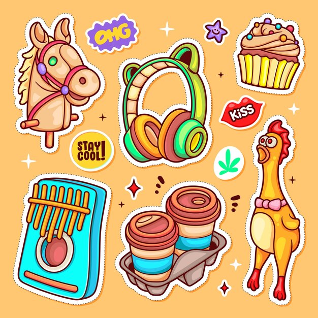 Girly Sticker Images - Free Download on Freepik